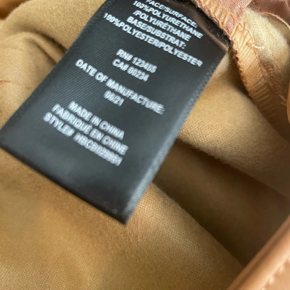 Design Lab Faux Leather Pants - Picture 5 of 5